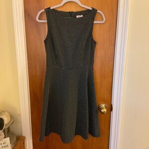 Merona Black White Polka Dot Dress Sz XS Sleeveless Stretchy